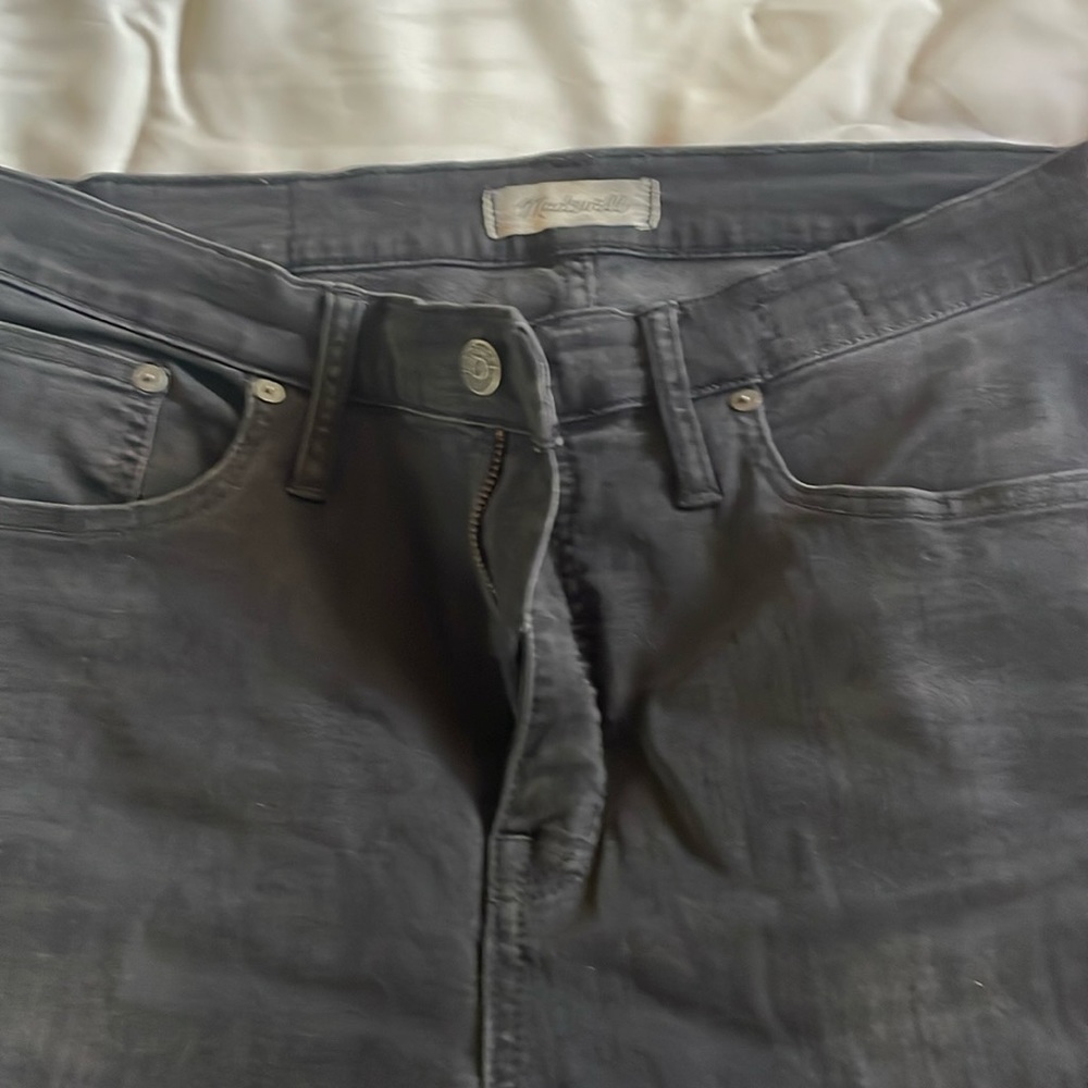 31 tall Madewell Cali Demi boot black jeans